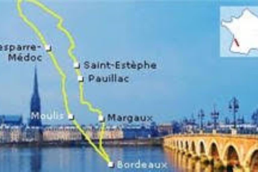 Cussac-Fort-Medoc Maison Au Coeur Des Vignes מראה חיצוני תמונה